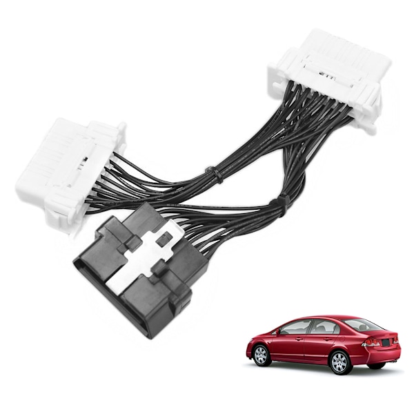 OBD2 Splitter Förlängningskabel 16 Pin Bilförlängningskabel Adapter