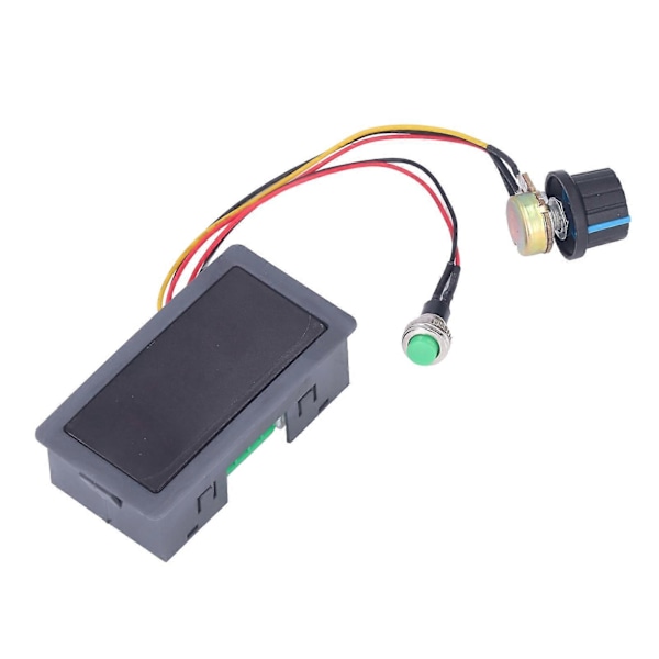 DC Motor Hastighetsregulator Digital Display PWM Steglös Hastighetskontrollbrytare med 0.56in LED