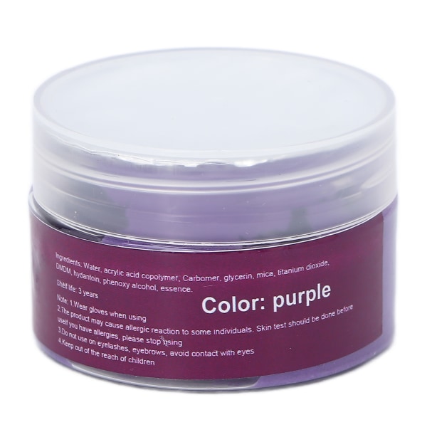 Hårfargevoks DIY Midlertidig hårfarging Clay Mud Styling Tool for Cosplay Party Lilla 30ml