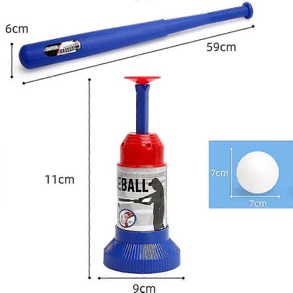 Tmall Barns Handtrycks Baseball Bollkastare Maskin Kit Barn Utomhussporter Skalbart Basebollträningsset F R