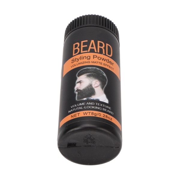 Beard Fluffing Powder Lett volumgivende Mattifying Beard Styling Powder for menn, menn