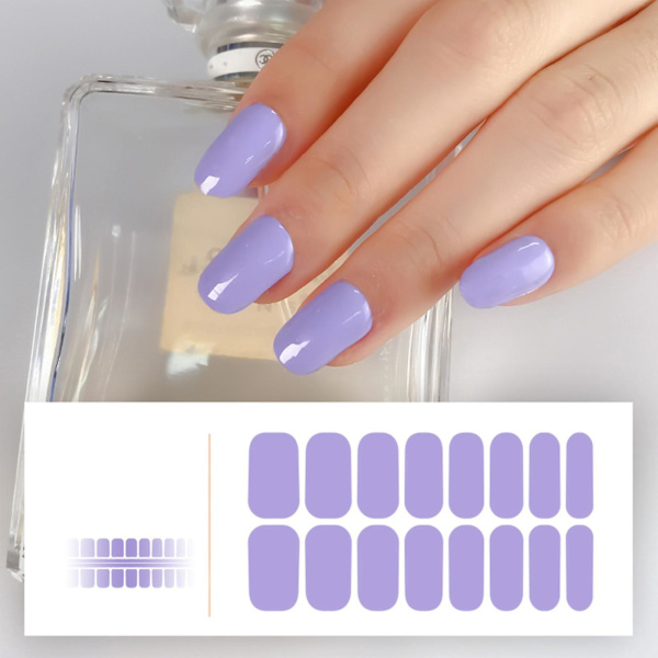 Solid Color Gel Nail Polish Wraps - Full Wraps6