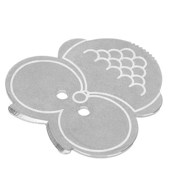 Rustfritt stål skrapebrett Fysioterapi Gua Sha Board Kroppsmassasje Gua Sha ToolDolphin