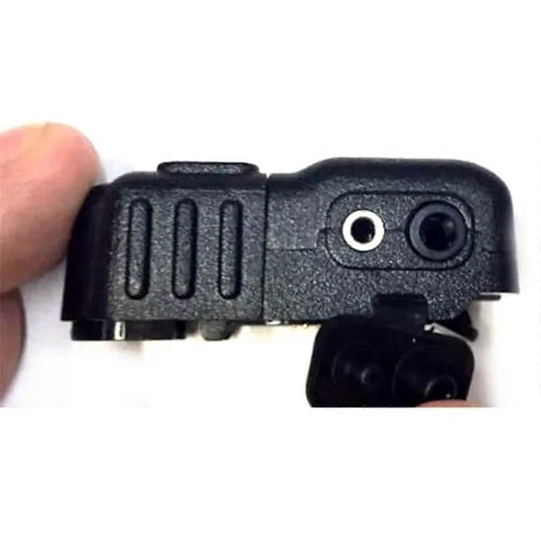 2-Pin M-Headset Port Walkie Talkie Ljudadapter för Radio