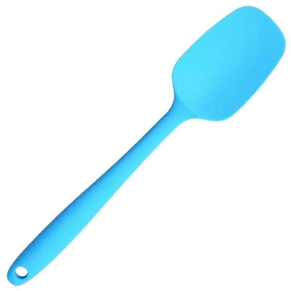 Silikon Skjeer, Varmebestandige Non-Stick Silikon Gummi Spatler Skraper Kjøkkenredskaper Verktøy for Matlaging Baking Miksing, blå