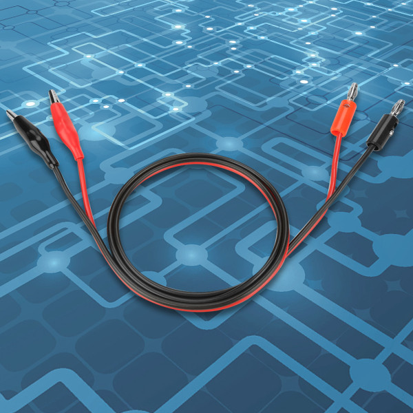 Udgangskabel linje Bananstik Clip Wire 30V 5A til justerbar DC-reguleret strømforsyning