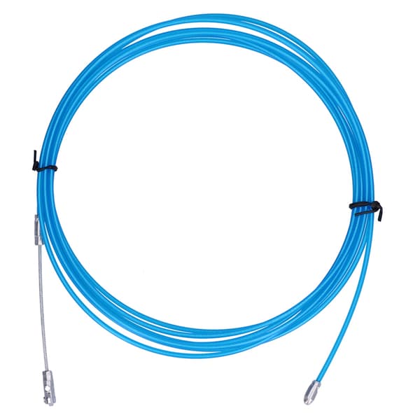 Stålwire Cord Tråde Blå Farve Plastbelagt Reb Høj Trækstyrke til Elevator Kran 5m/5.47yd