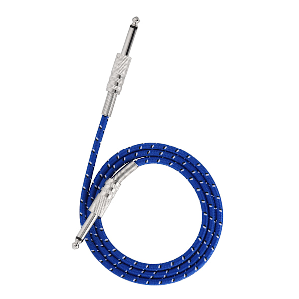 Mono guitarkabel han til han ledning 6,35 mm lige stik til elektriske instrumenter 1 m