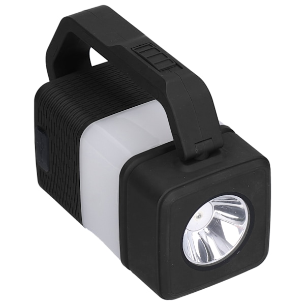 Campinglampa Multifunktionell Tältlampa USB Ficklampa med Högtalare Nödlampa för Utomhusbelysning Svart