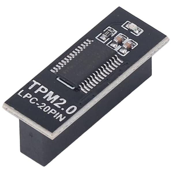 TPM 2.0 Säkerhetsmodul 20Pin Fjärrkorts Krypteringssäkerhetsmodul för Windows 11