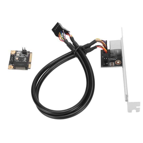 Mini PCI E Gigabit Ethernet-kort 10 Mbps 100 Mbps 1000 Mbps Fritt Driv RTL8111H Chip RJ45 PCI E-kort för stationära datorer
