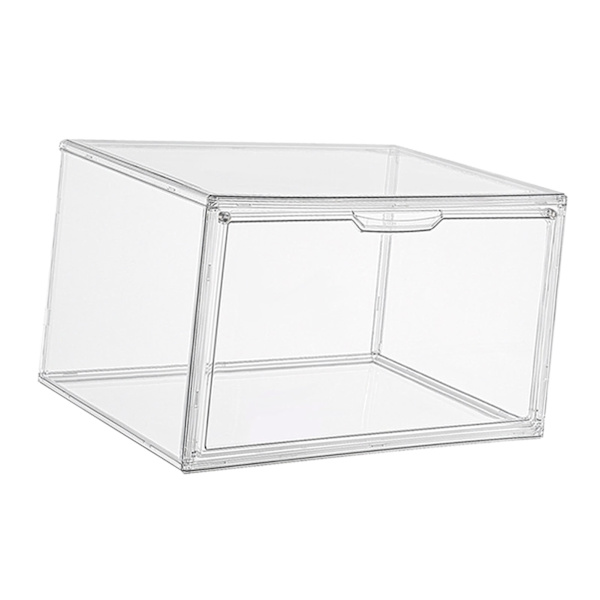 Väska Display Case Clear Vattentät Dammtät Stark Magnetisk Design Skor Förvaringslåda för Anime Figur Handväska