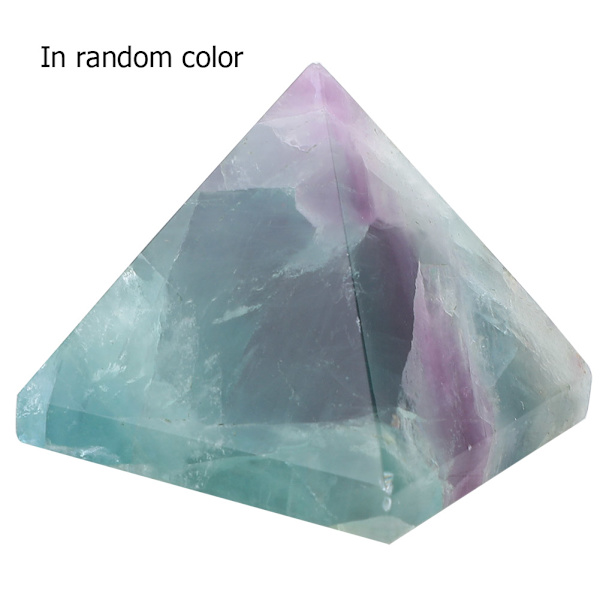 100 % naturlig Lapis Lazuli Sten Kvarts Kristall Pyramid Healing Reiki Chakra Energy Tower Decoration