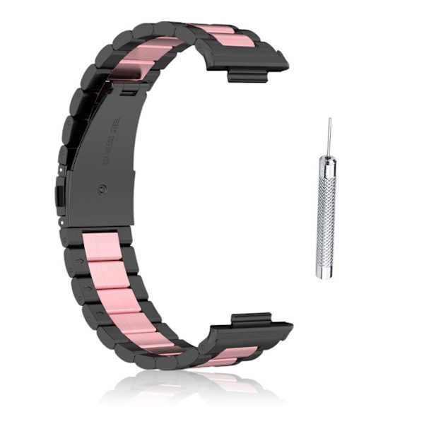Udskiftningsremme Kompatibel med HUAWEI Watch FIT2 Smart Watch Rustfrit Stål Metal Udskiftningsarmbånd Smartwatch Rem
