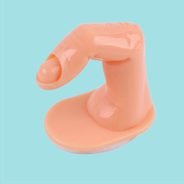 ABS Falske Fingre Model Til Neglekunst Øvelse Træning Falske Spidser Display Værktøj 1#