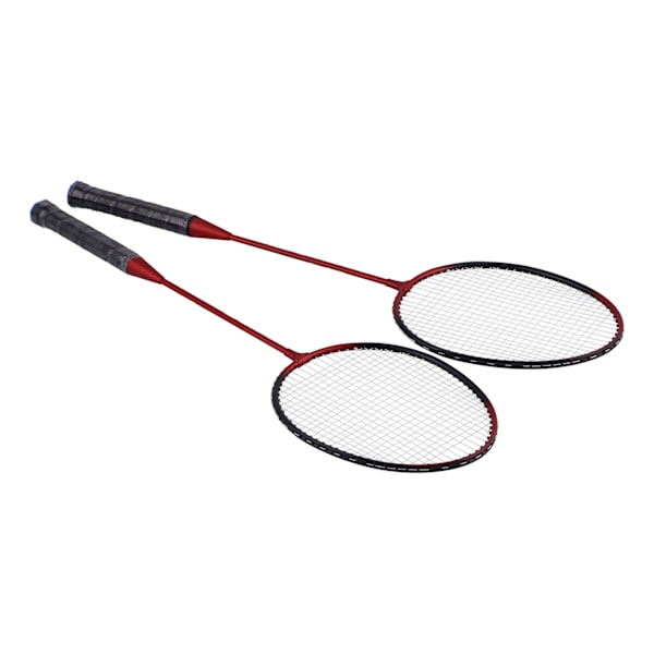 SG8005 Badmintonracketset för 2 spelare, lätta dubbelracketar i fiber för vuxna och barn