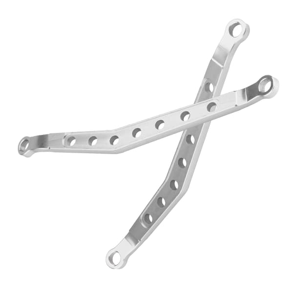 Aluminiumslegering Forreste / Bagerste Øvre Chassisforbindelse til AXIAL Wraith AX90056 RC Bil (Sølv)