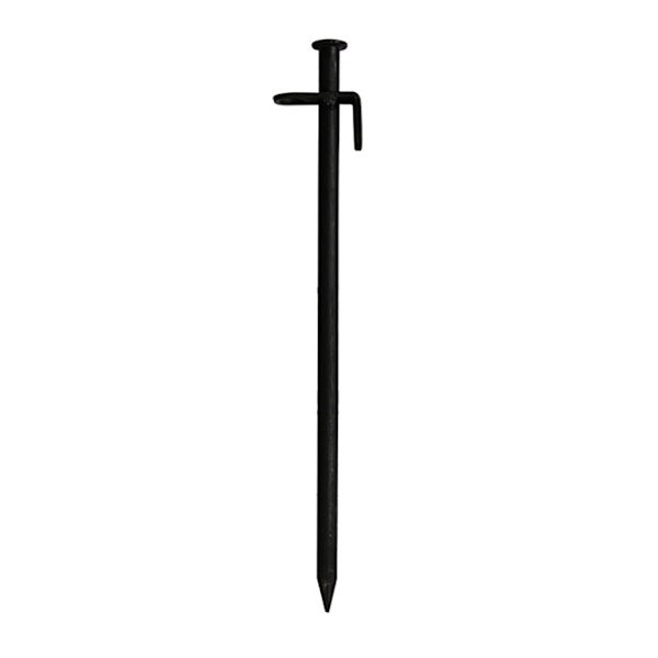 Teltspiker Karbonstål Teltstenger 10 mm Diameter Robuste spikercampingstaker for spikertelt Baldakiner Tarps 30cm Lengde