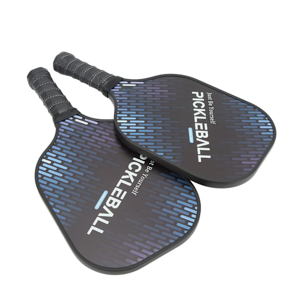 LEIJIAER Pickleball-utrustning Kolfiber med förvaringsväska Pickleball 2 paddel och 4 bollar set för utomhussporter
