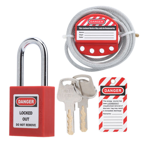 Kabellåsning Hasp Justerbar 6 mm/0,24 tum Diameter 38 mm/1,5 tum Längd 4 hål rostfritt stål