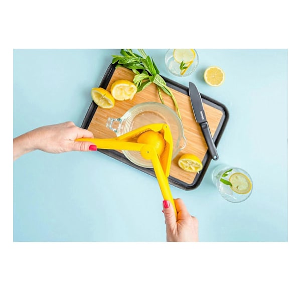 2 Stykker 23 cm Foldbar og Nem Flad Citruspresser - LemonGift