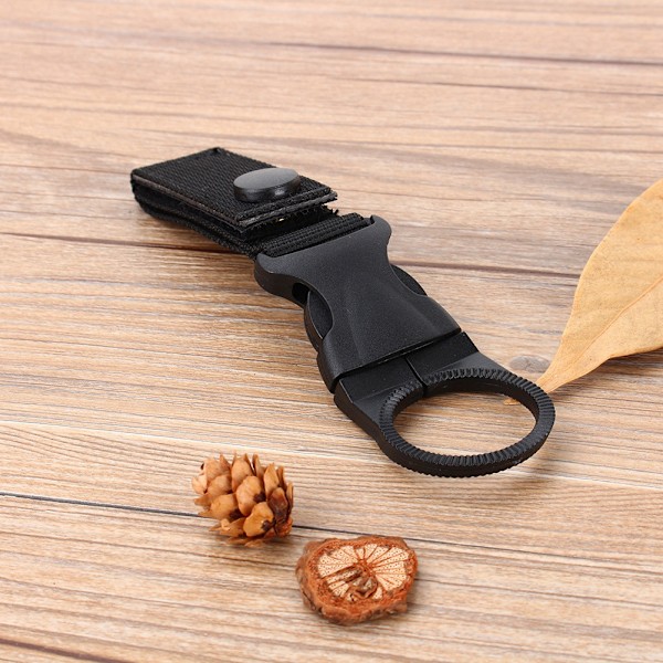 Utendørs nylon webbing spenne krok vannflaskeholder klips EDC