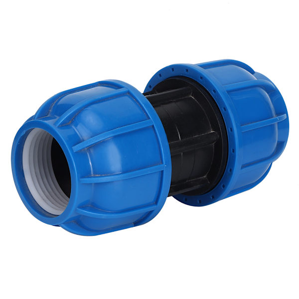 Vannrør koblingsbeslag PE Plast rett rørkoblingsadapter 63mm til 63mm