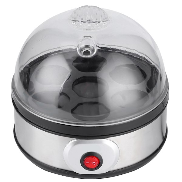 Mini Multifunktionell Äggkokare Rostfritt Stål Liten Frukostmaskin 220-240VEU-kontakt
