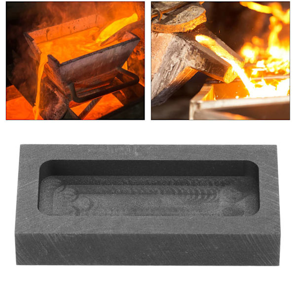 Form för gjutstång - 47,5x24x8mm intern, 40x15x4mm extern 47.5*24*8mm