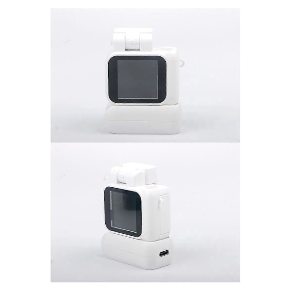 Monoreflexes Style Mini Kamera HD1080P CMOS LCD-näytöllä Valkoinen