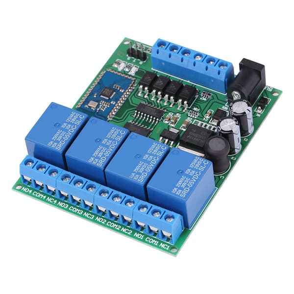 4-kanals Bluetooth-relémodul Trådløs fjernkontrollbryter for telefon
