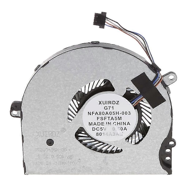 Ersatt CPU-kylfläkt i metall för bärbar dator, kompatibel med HP Pavilion 15-CC 15-CC708tx 15-CC715TX 15-CC710TX TPN-Q191 CPU-kylare 927918-001-B15