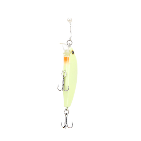 Fiskebeten Mini Deep Diving 3D Ögon Minnow Fiskebeten Crankbaits för Sötvatten5#