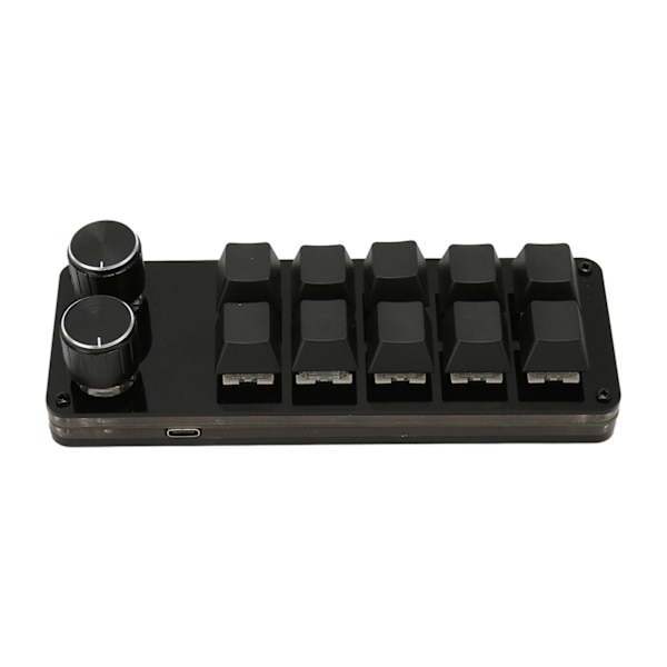 Programmerbar knapppanel 10 tangenter 2 knappar Blå brytare Mekanisk Hot Swappable Mini knapppanel för spelkontor Media