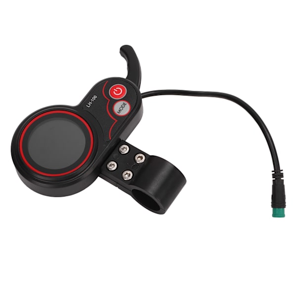 Elektrisk cykel LCD-display med 5P vandtæt stik 24V 36V 48V 60V kontrolpanel til 22,2mm elektrisk scooter