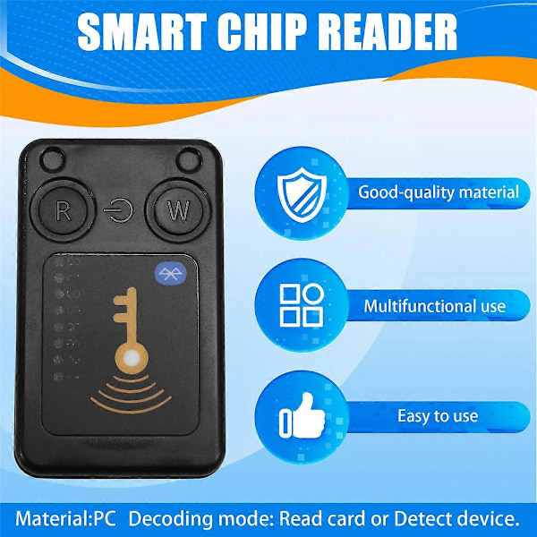 RFID Smart Chip Reader ISO14443 Nyckeldetektering EM125KHZ IC 13.56Mhz