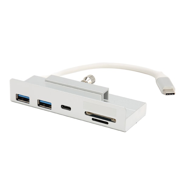 OS X AIO PC:lle tarkoitettu USB C -keskitin 6-in-1 USB3.1 Gen2 10 Gbps Plug and Play Type C -kiinnityskisko 24 tuuman tietokoneen siirtoon