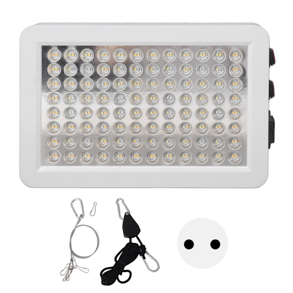 1000W kasvien kasvatuslamppu ABS PET kasvivalot lamppu paneeli täysi spektri LED kasvatusvalo kotiin puutarhaan AC 100-277V EU-pistoke