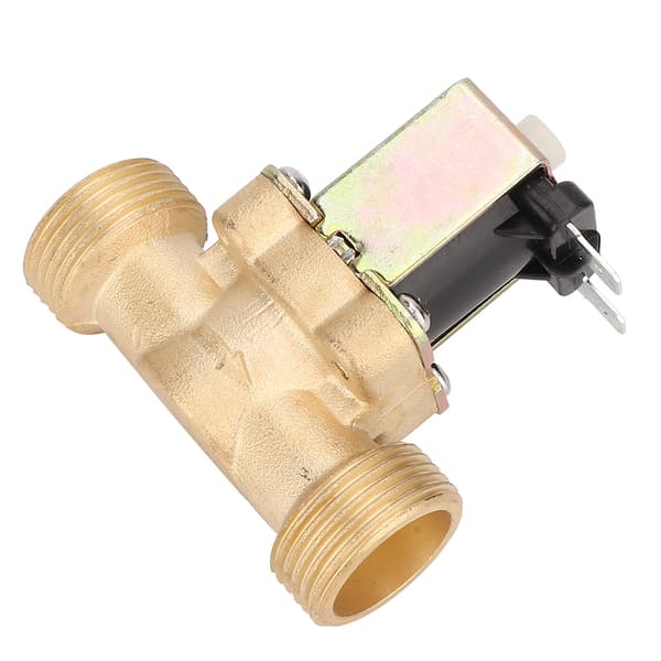 G3/4\" Normalt Åpen Messing Solenoid Elektromagnetisk Ventil Vanninntaksbryter (DC12V)