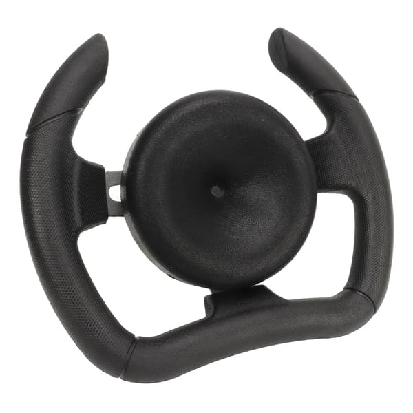 280 mm rat sort D-formet racer-rat til gokarts, ATV'er, UTV'er, gør-det-selv-modifikationer