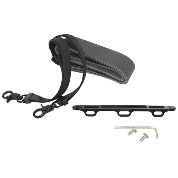 Fjärrkontroll PU Läder Halsband Justerbar Lanyard med Aluminiumlegering Fäste för Mini3Pro RC med Skärm