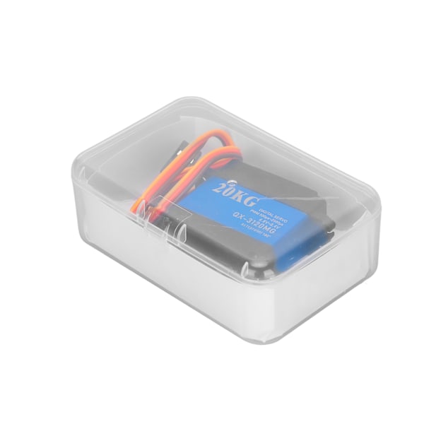 QX‑3120MG Vattentätt Servo 20KG Hög Hastighet Metallväxel Digital Servo för Flygplan Bilmodell