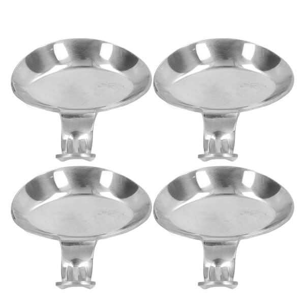 Spisepinde Skeholder Forhindrer Skrid Rustfrit Stål Sovseskål Gaffel Knivholder til Hjemmefest Restaurant 4 stk.