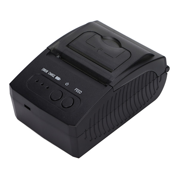 Termisk printer 58mm POS bærbar transport termisk etiket kvitteringsprinter til Android til IOS til WindowsEU-stik