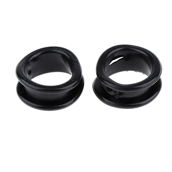 3 x 10 Stycken Mjuka Gummi Saxar Fingerringar Grepp för Salong Frisör Svart