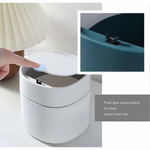 10 st Plast Soptunne Lås Självlåsande Strömbrytare Ersättningsuttag Kompatibelt Lock Touch Bin Spärr Reparationsklämma Hårdvara