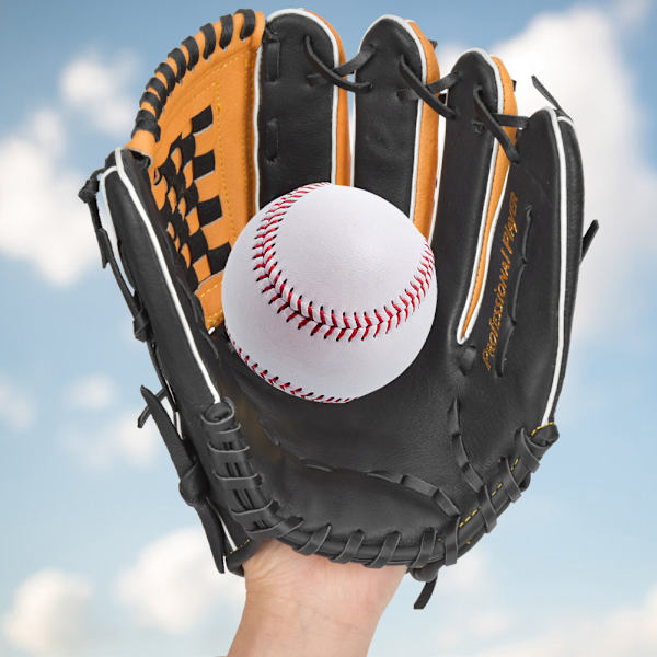 Utomhussportträning Baseball Thicken Handskar för barn Vuxna Softbollträningsutrustning 12,5 tum
