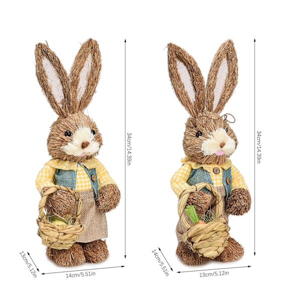 Party Rabbit -kodin sisustus - 35 cm
