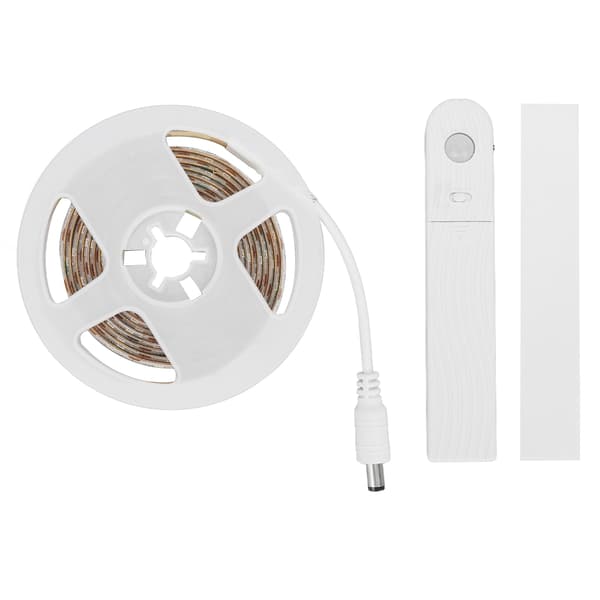 2,2yd bevegelsessensor LED-stripe lys 3 lysstyrker automatisk påslått bevegelsesaktivert sengelys