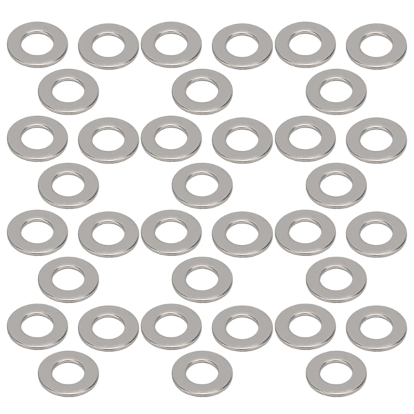 1000 stk 304 rustfritt stål skive flat pakning maskinvare festedeler tilbehør M8